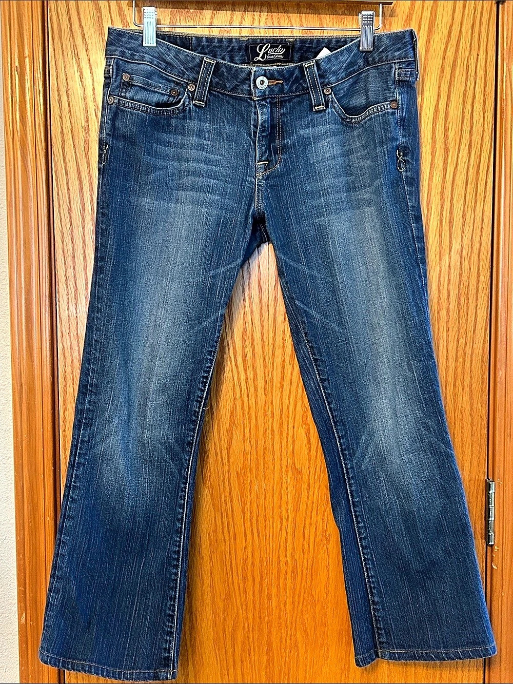 Lucky Brand Lola Boot Regular Bootcut Jeans in Blue Waist 10/30